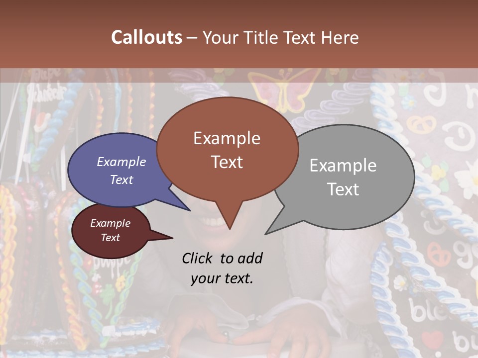 Beautiful Girl Smiling Germany PowerPoint Template