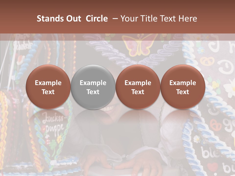 Beautiful Girl Smiling Germany PowerPoint Template