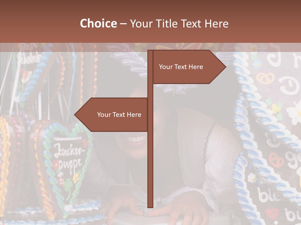 Beautiful Girl Smiling Germany PowerPoint Template