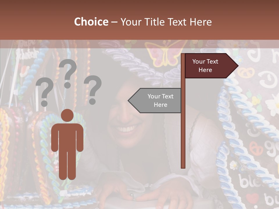 Beautiful Girl Smiling Germany PowerPoint Template