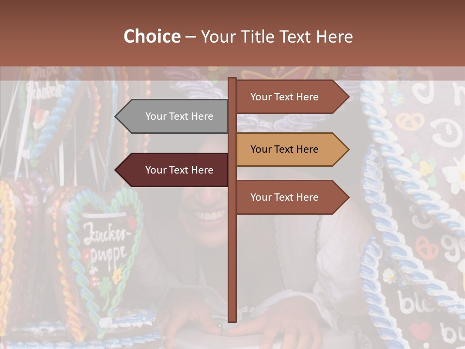 Beautiful Girl Smiling Germany PowerPoint Template