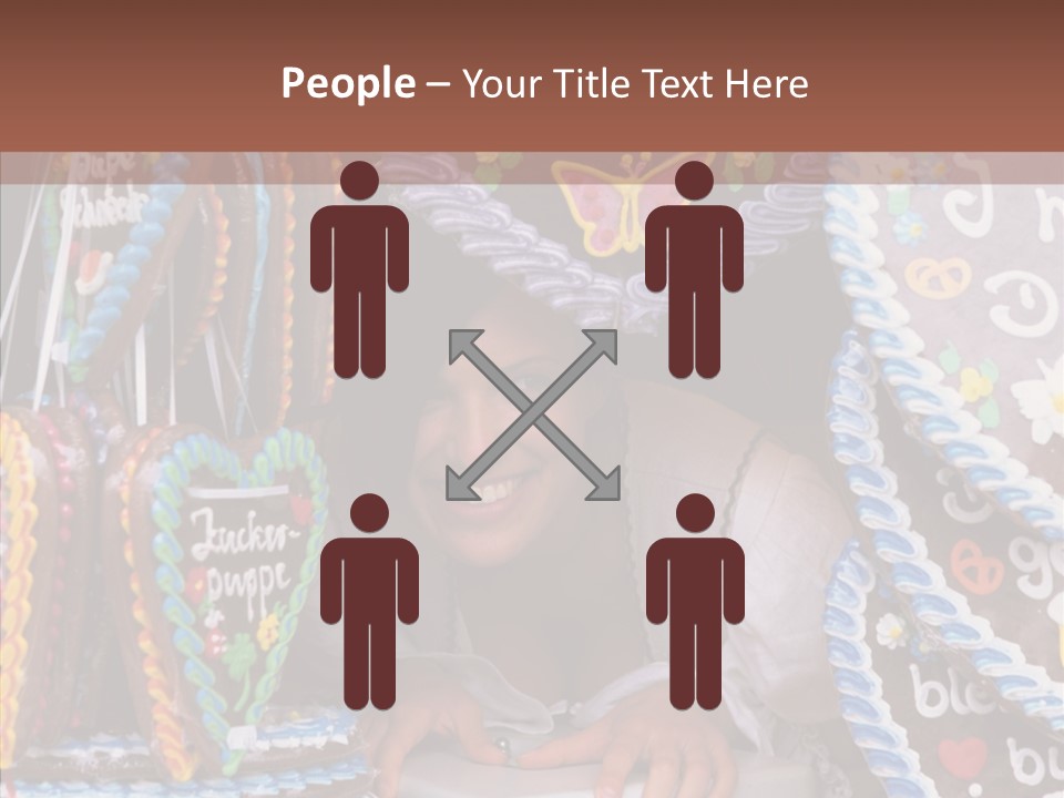 Beautiful Girl Smiling Germany PowerPoint Template