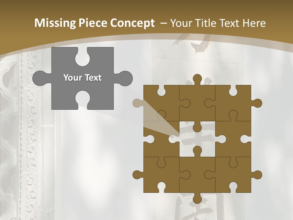 Chinese Characters On A Wall PowerPoint Template