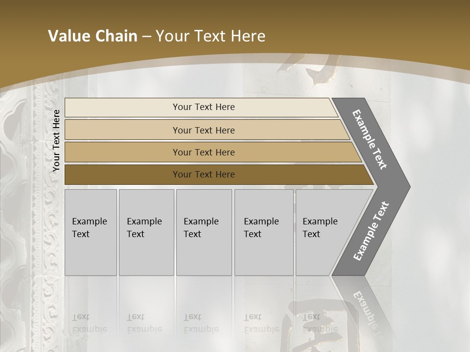 Chinese Characters On A Wall PowerPoint Template