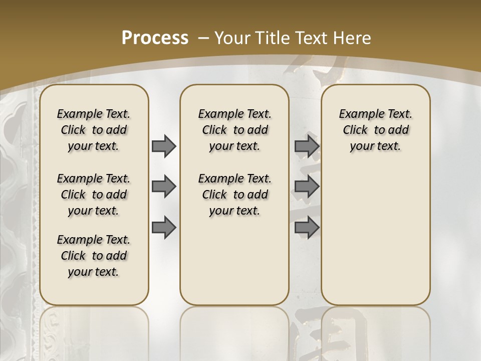 Chinese Characters On A Wall PowerPoint Template