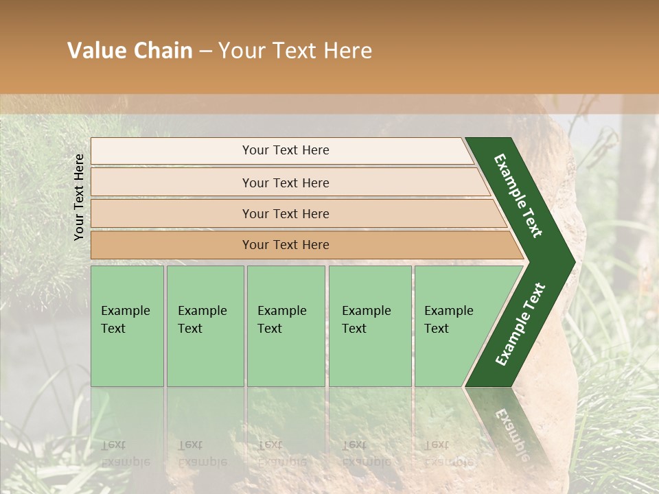 Stone Carved With Chinese Characters PowerPoint Template