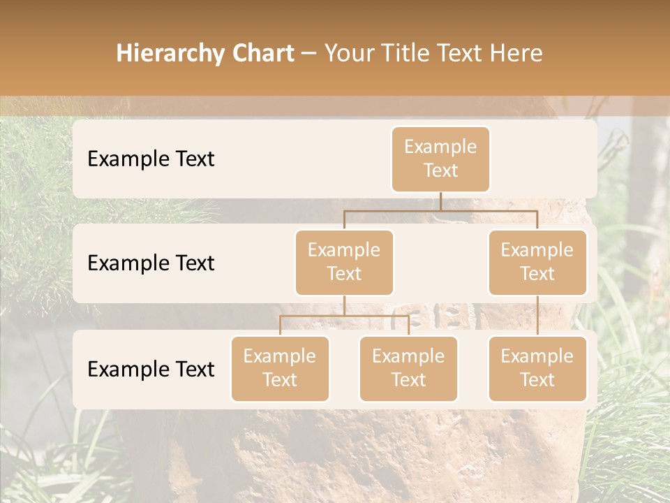 Stone Carved With Chinese Characters PowerPoint Template