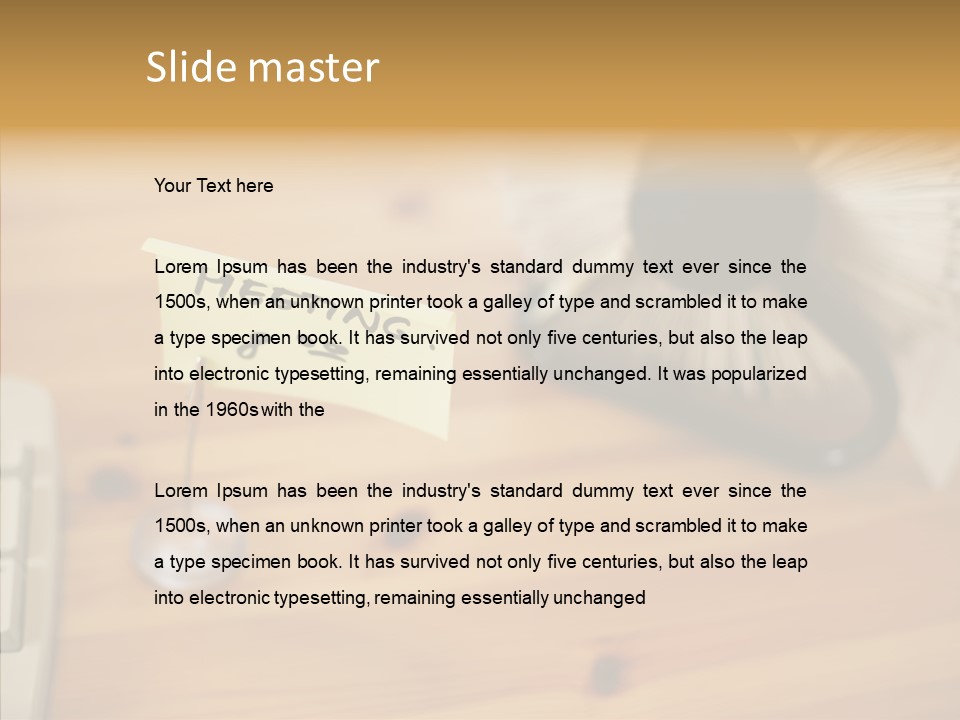 Plate Meeting At 8:00 PowerPoint Template