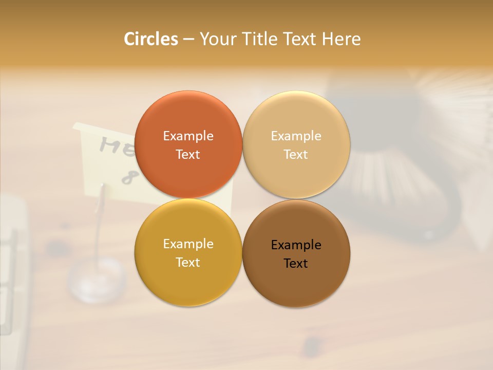 Plate Meeting At 8:00 PowerPoint Template