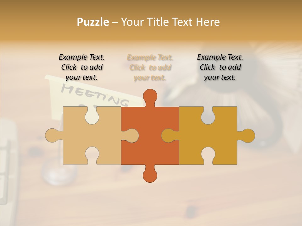 Plate Meeting At 8:00 PowerPoint Template