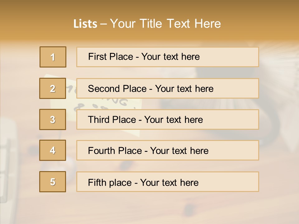Plate Meeting At 8:00 PowerPoint Template