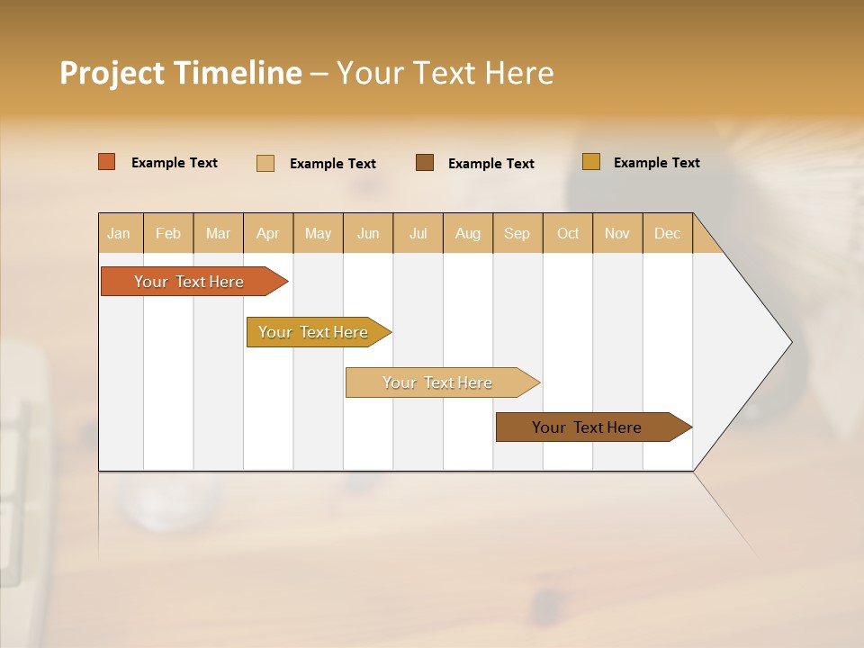 Plate Meeting At 8:00 PowerPoint Template