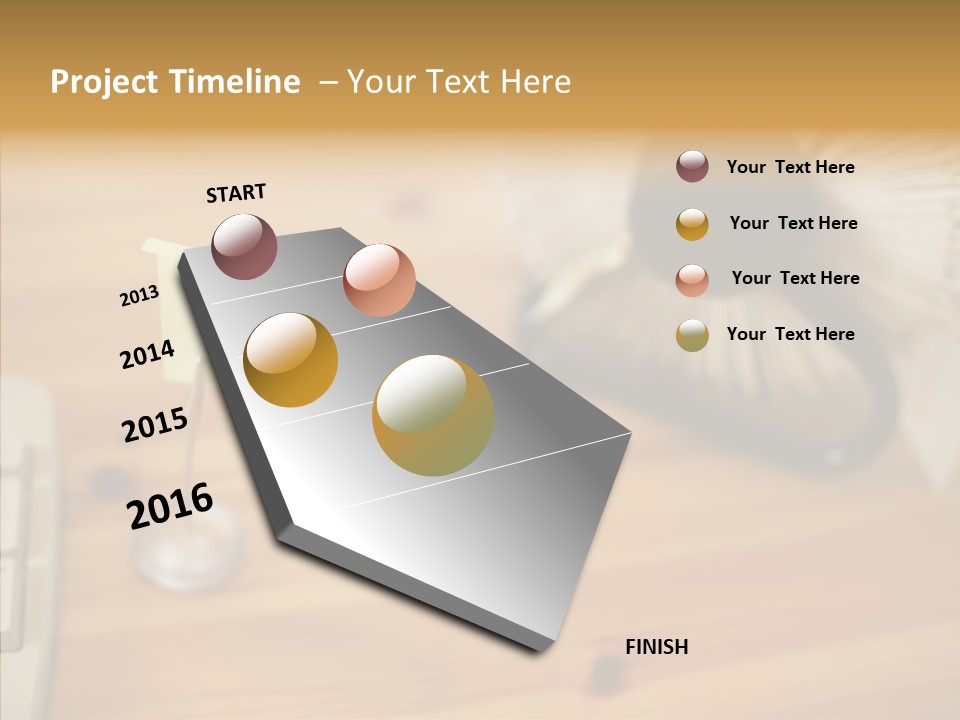 Plate Meeting At 8:00 PowerPoint Template