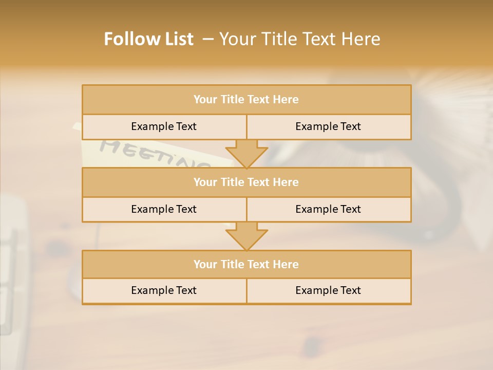 Plate Meeting At 8:00 PowerPoint Template