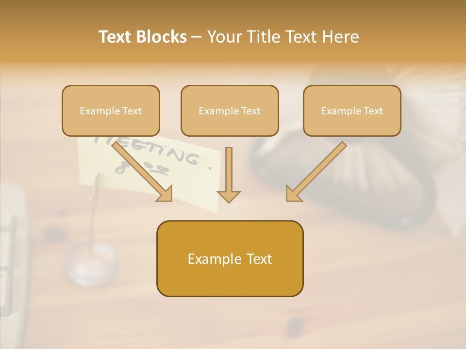 Plate Meeting At 8:00 PowerPoint Template