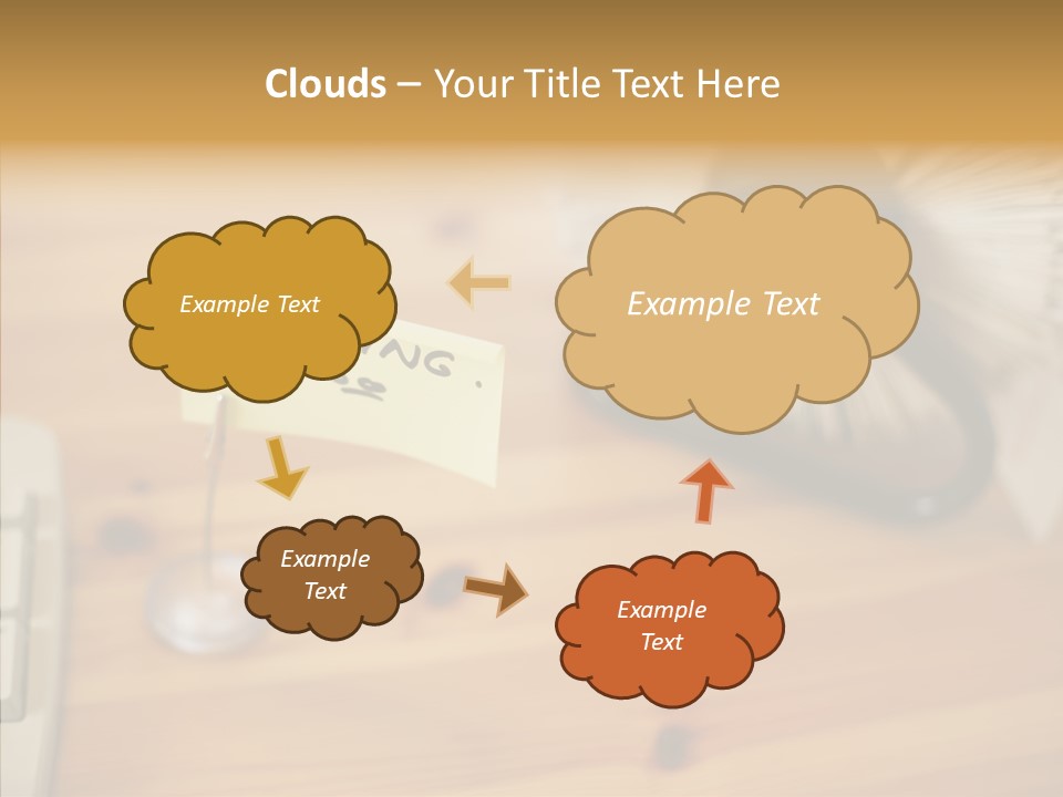 Plate Meeting At 8:00 PowerPoint Template
