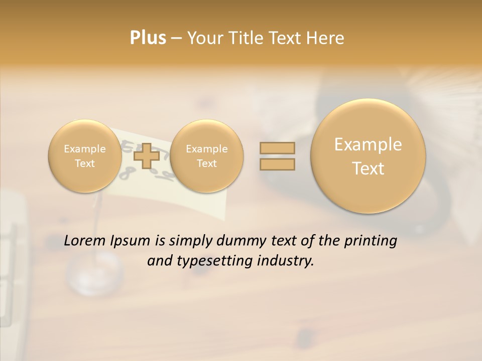 Plate Meeting At 8:00 PowerPoint Template