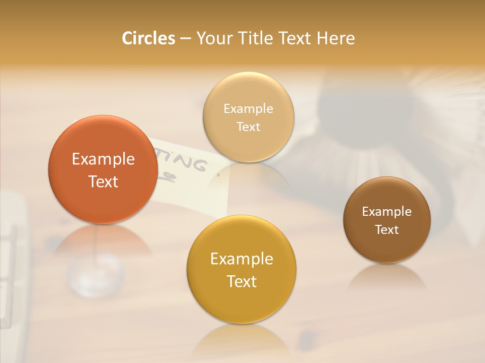 Plate Meeting At 8:00 PowerPoint Template