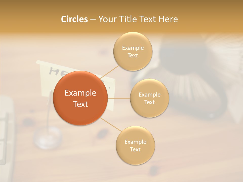 Plate Meeting At 8:00 PowerPoint Template