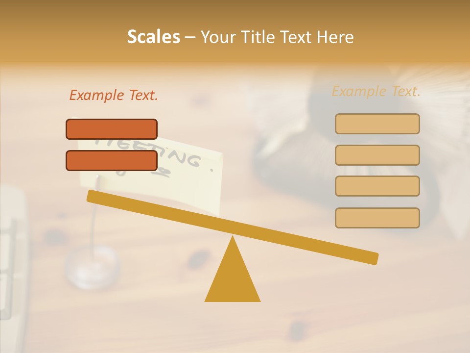 Plate Meeting At 8:00 PowerPoint Template