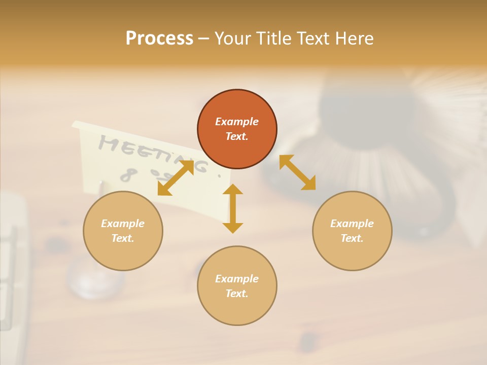 Plate Meeting At 8:00 PowerPoint Template