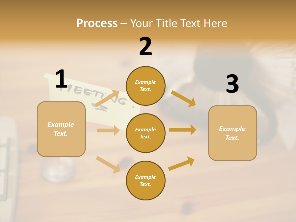Plate Meeting At 8:00 PowerPoint Template