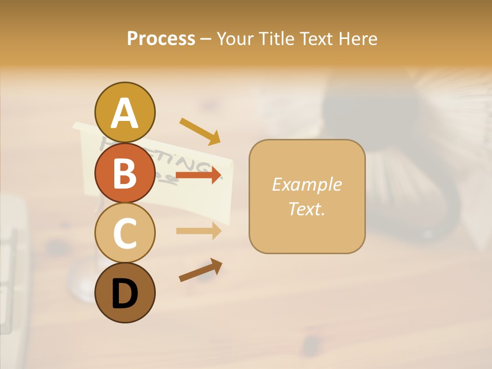 Plate Meeting At 8:00 PowerPoint Template