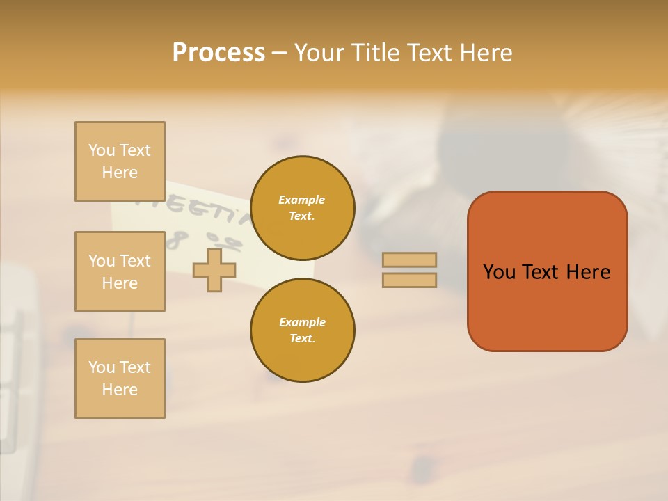 Plate Meeting At 8:00 PowerPoint Template