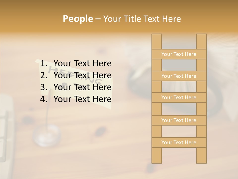 Plate Meeting At 8:00 PowerPoint Template