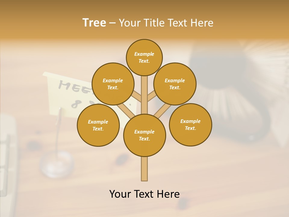 Plate Meeting At 8:00 PowerPoint Template