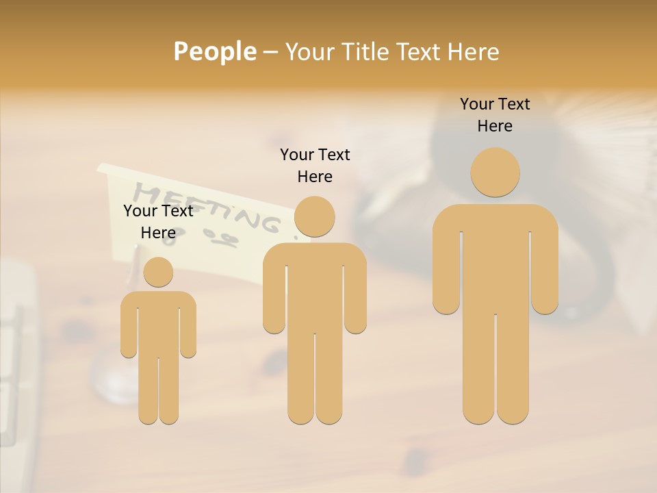 Plate Meeting At 8:00 PowerPoint Template