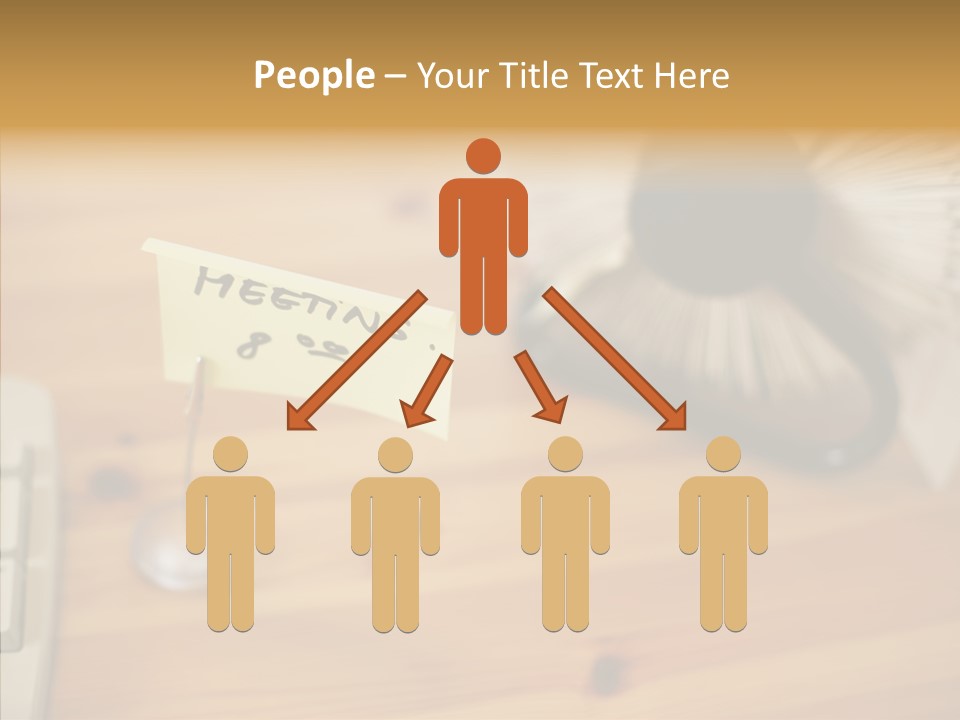 Plate Meeting At 8:00 PowerPoint Template