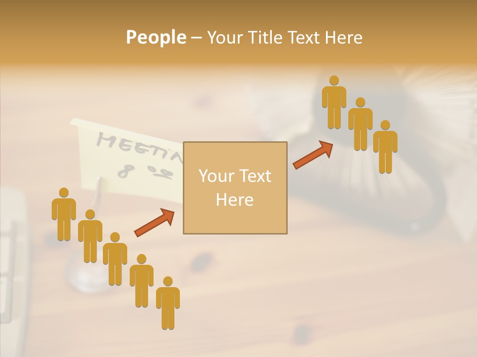 Plate Meeting At 8:00 PowerPoint Template