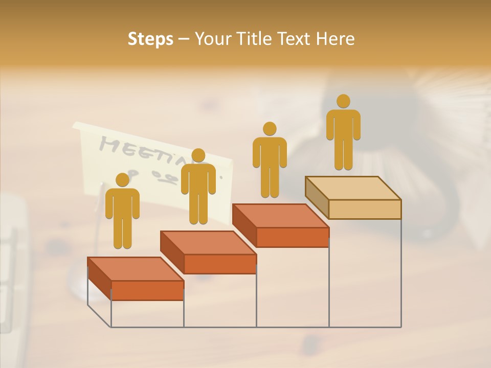 Plate Meeting At 8:00 PowerPoint Template