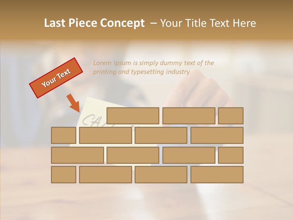 The Guy Holding The Sign Call Me PowerPoint Template