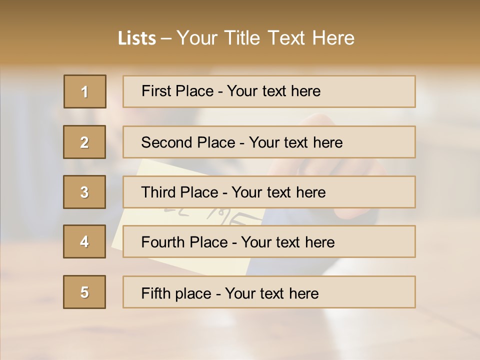 The Guy Holding The Sign Call Me PowerPoint Template