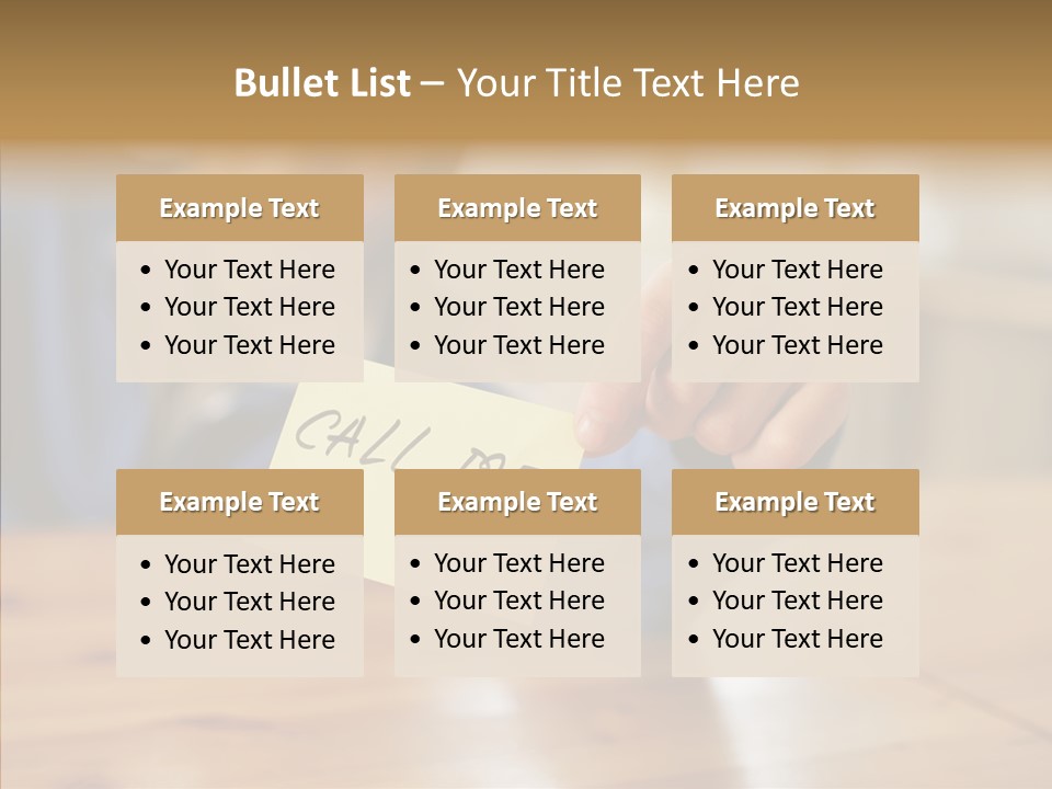 The Guy Holding The Sign Call Me PowerPoint Template