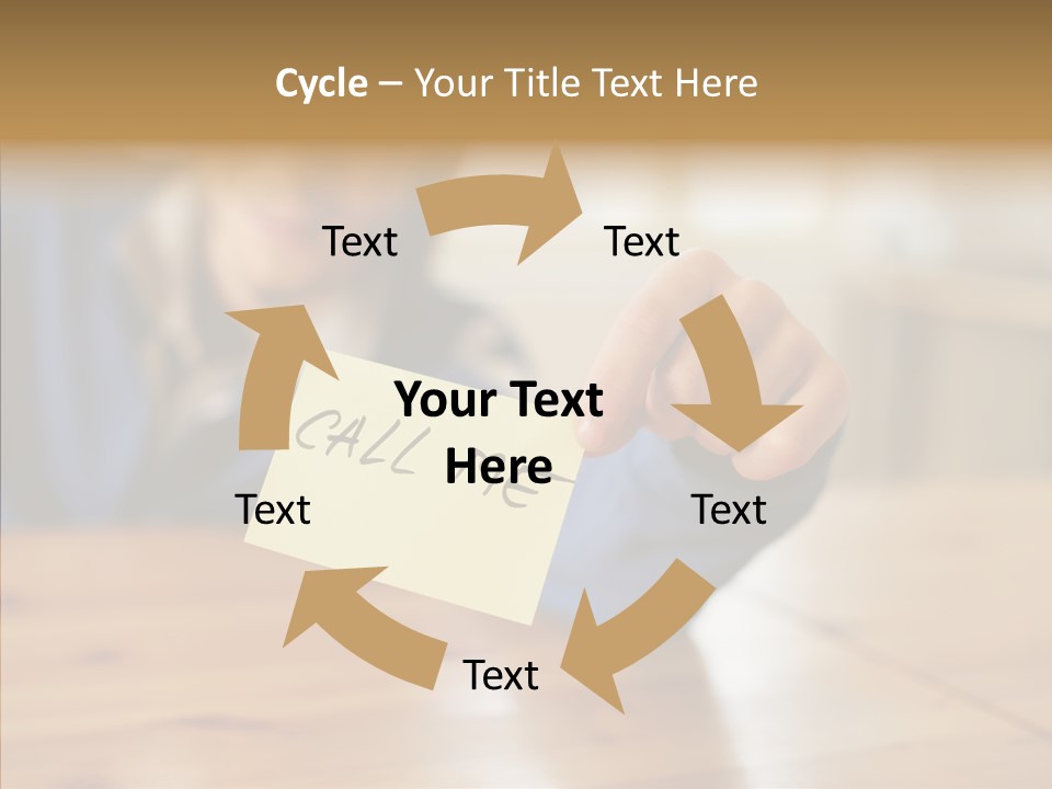 The Guy Holding The Sign Call Me PowerPoint Template