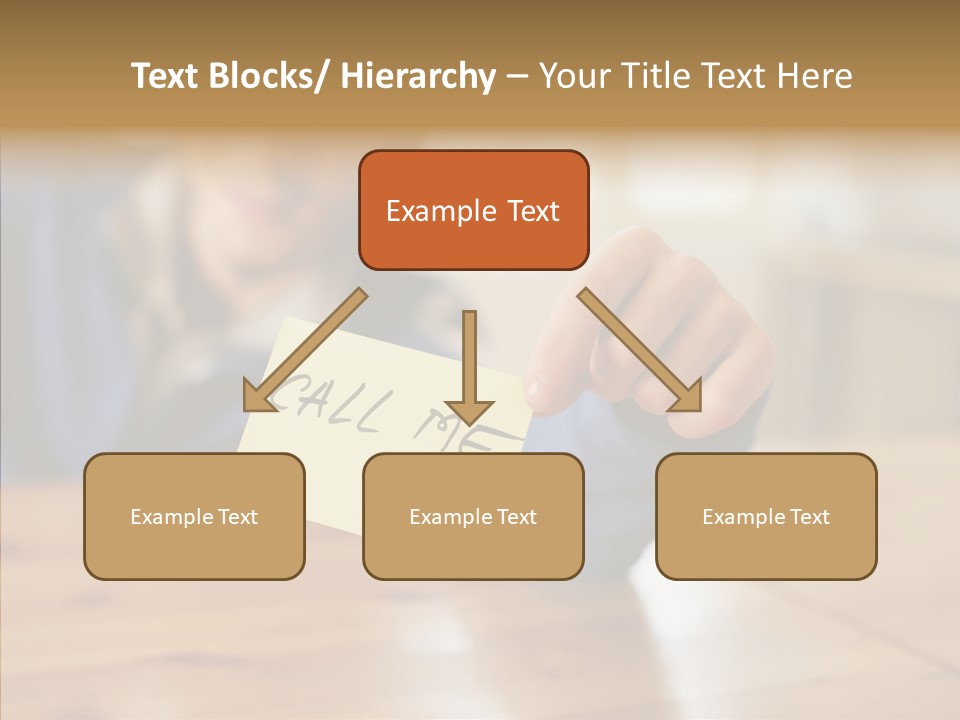 The Guy Holding The Sign Call Me PowerPoint Template