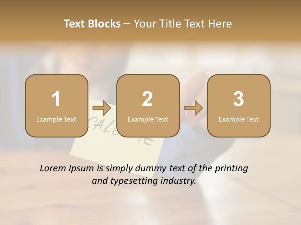 The Guy Holding The Sign Call Me PowerPoint Template