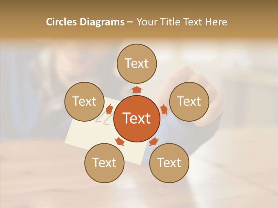 The Guy Holding The Sign Call Me PowerPoint Template