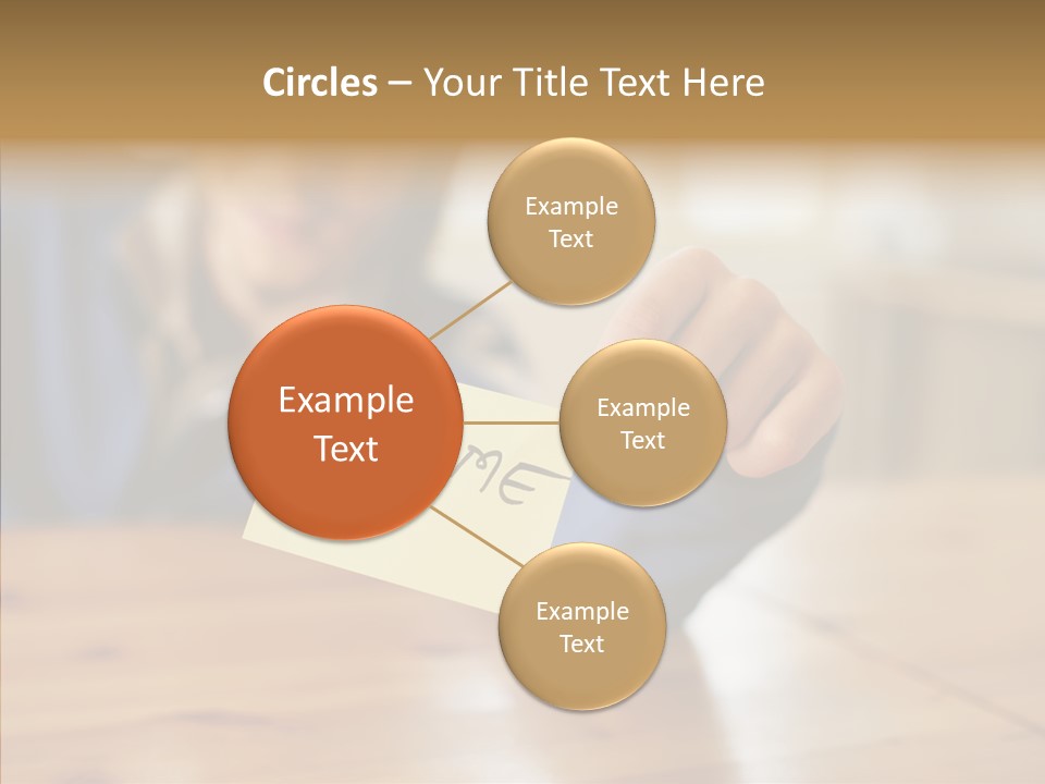 The Guy Holding The Sign Call Me PowerPoint Template