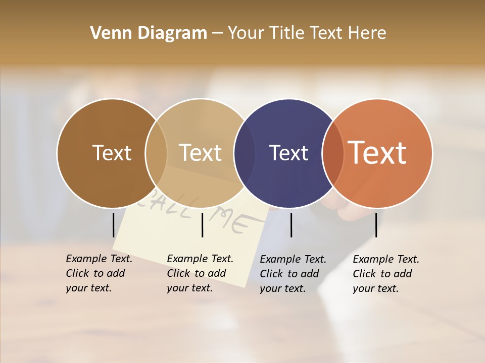 The Guy Holding The Sign Call Me PowerPoint Template