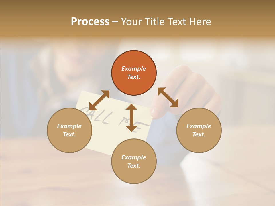 The Guy Holding The Sign Call Me PowerPoint Template