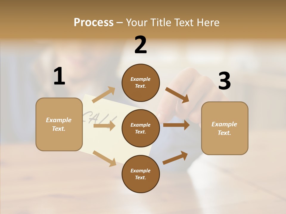 The Guy Holding The Sign Call Me PowerPoint Template