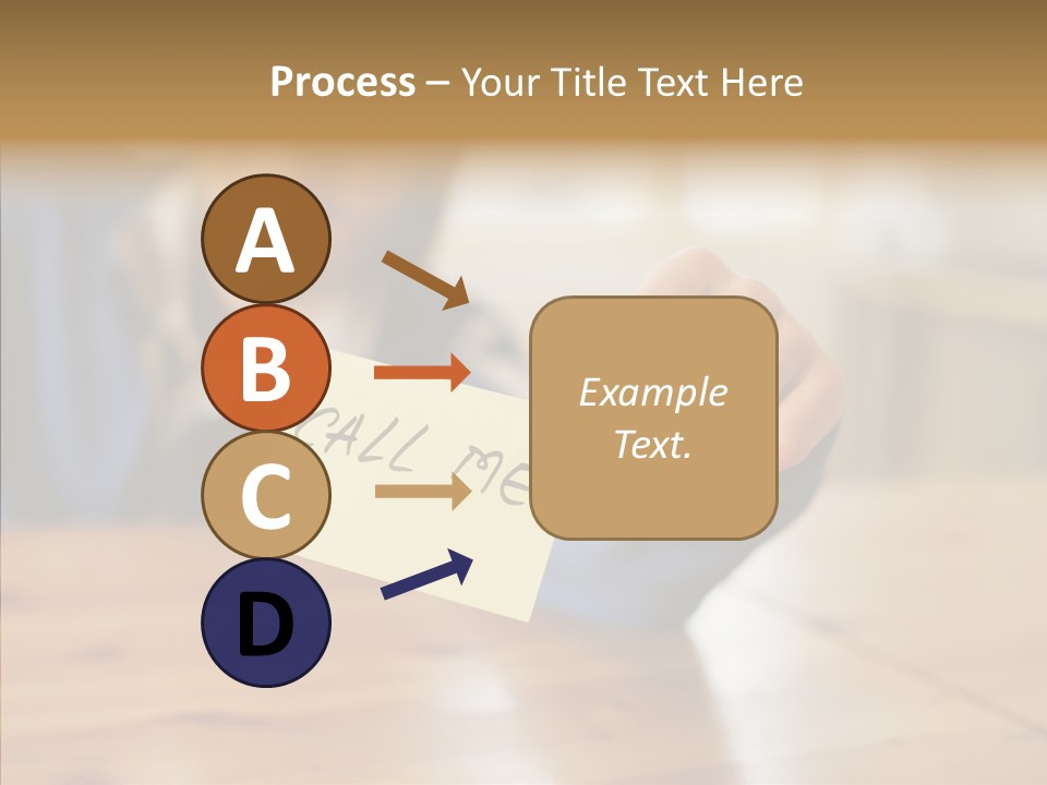 The Guy Holding The Sign Call Me PowerPoint Template