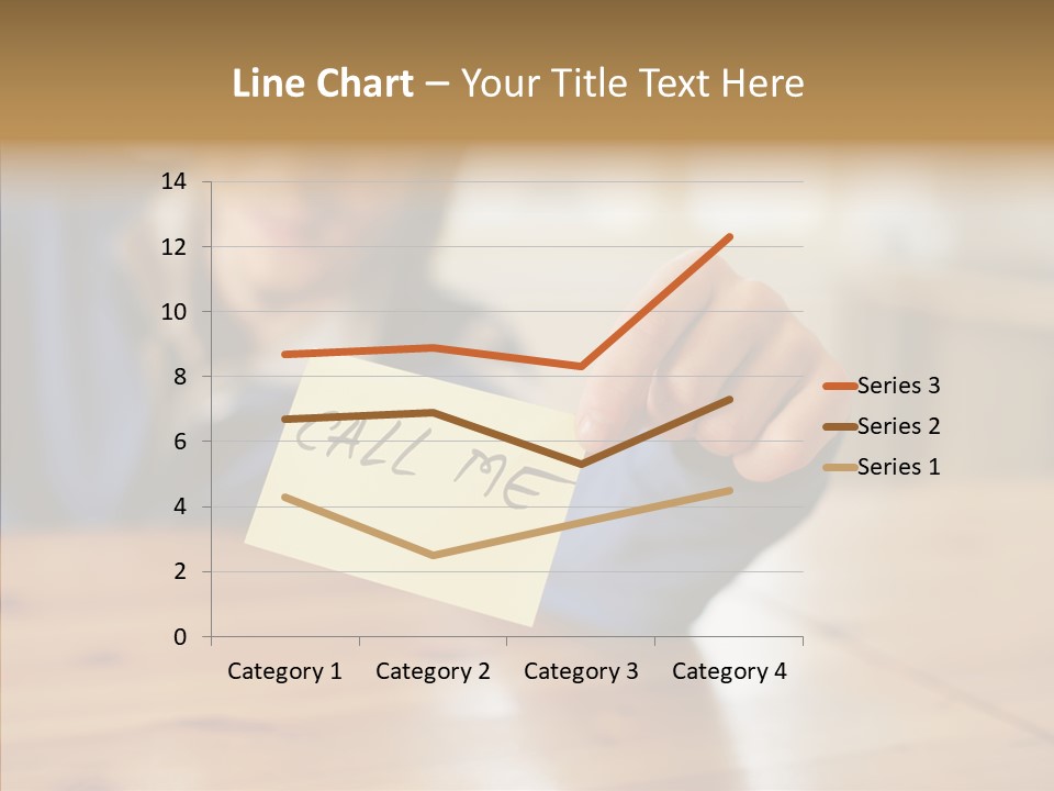 The Guy Holding The Sign Call Me PowerPoint Template
