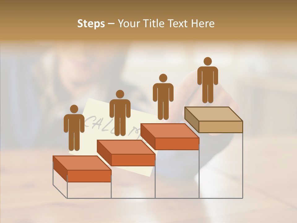 The Guy Holding The Sign Call Me PowerPoint Template