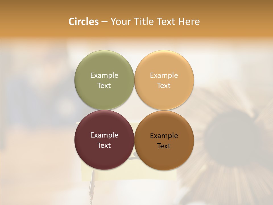 Note And Rotary Card File On Man's Desk PowerPoint Template