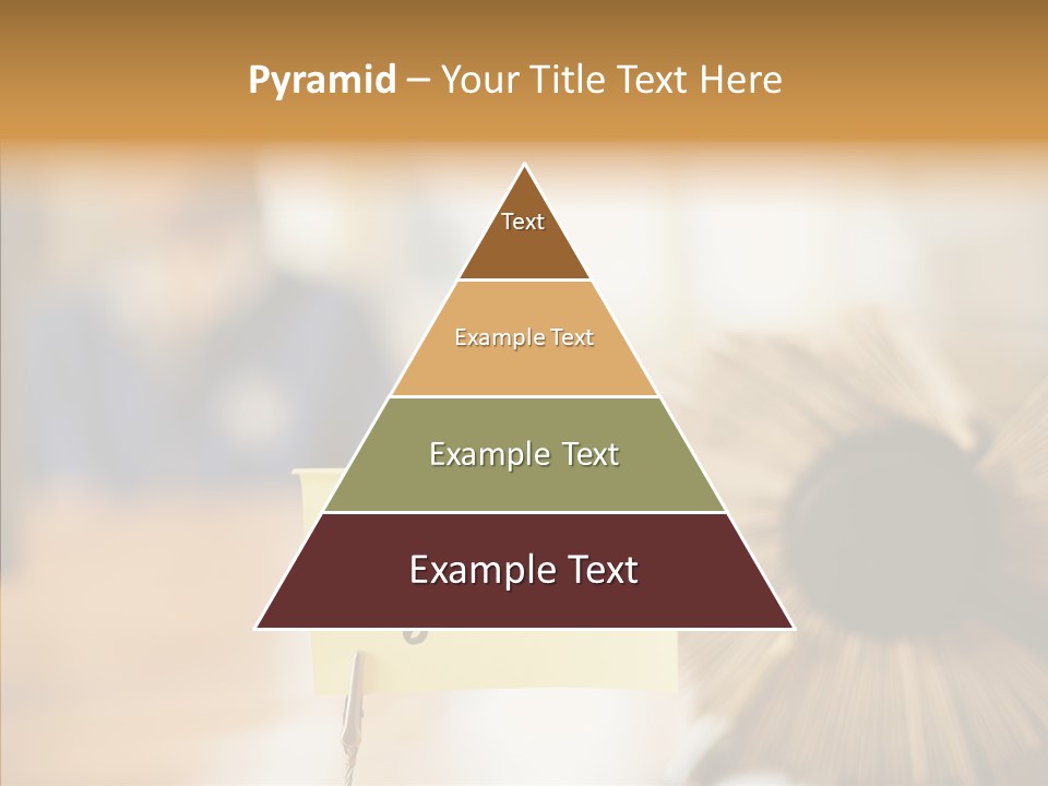 Note And Rotary Card File On Man's Desk PowerPoint Template